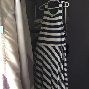 H&M Youth Blue-White Striped Dress